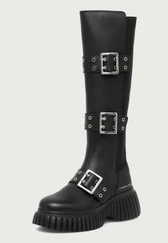 Karl Lagerfeld  cizme pentru femei din piele Kreeper imagine