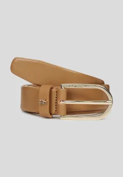 Karl Lagerfeld curea de piele culoarea maro, A3W33041 imagine