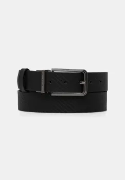 Karl Lagerfeld curea de piele culoarea negru, 554453.815302 imagine