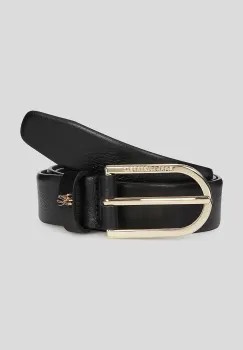 Karl Lagerfeld curea de piele culoarea negru, A3W33041 imagine