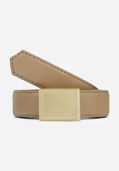 Karl Lagerfeld curea de piele femei, culoarea bej, A2W33051 imagine