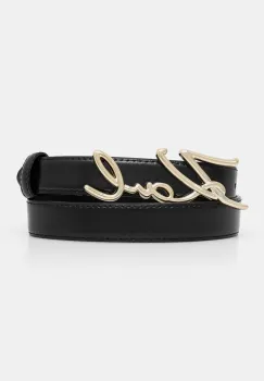 Karl Lagerfeld curea femei, culoarea negru, A1W33205 imagine