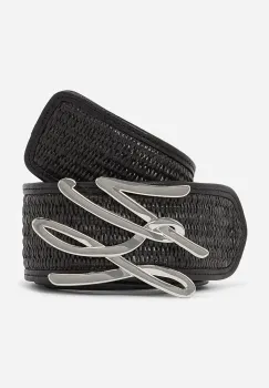 Karl Lagerfeld curea femei, culoarea negru, A2W33052 imagine