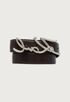 Karl Lagerfeld curea pentru femei din piele K/SIGNATURE imagine