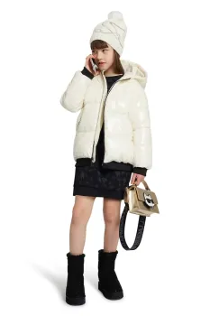 Karl Lagerfeld geaca copii culoarea alb, Z30599 imagine