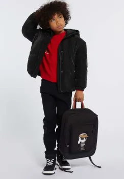 Karl Lagerfeld geaca copii culoarea negru, Z30274 imagine