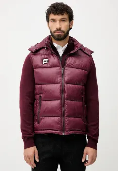 Karl Lagerfeld geaca culoarea bordo, de iarna, 554590.505023 imagine