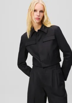 Karl Lagerfeld geaca culoarea negru, de tranzitie, A2W14006 imagine