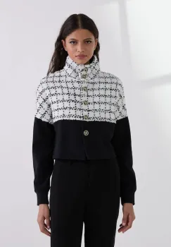 Karl Lagerfeld geaca culoarea negru, de tranzitie, A3W20005 imagine