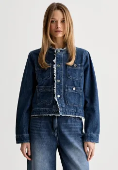 Karl Lagerfeld geaca de blugi pentru femei din denim imagine