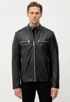 Karl Lagerfeld geaca de piele imagine