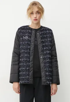 Karl Lagerfeld geaca femei, culoarea albastru marin, de tranzitie, A1W15028 imagine