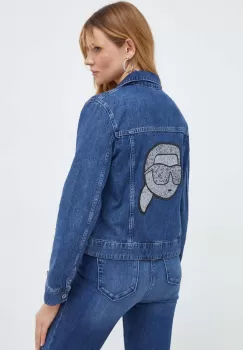 Karl Lagerfeld geaca jeans femei, de tranzitie imagine