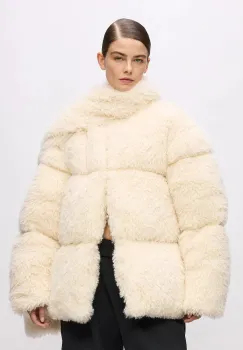 Karl Lagerfeld geaca Karl Lagerfeld Studio culoarea bej, de tranzitie, A4W15065 imagine