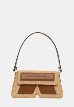 Karl Lagerfeld geanta baguette pentru femei, din piele IKON/K imagine