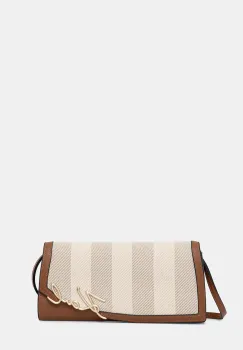 Karl Lagerfeld Geanta crossbody de dama din bumbac K/SIGNATURE imagine