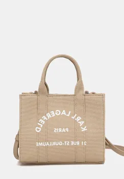 Karl Lagerfeld geanta crossbody pentru femei de bumbac K/RSG imagine