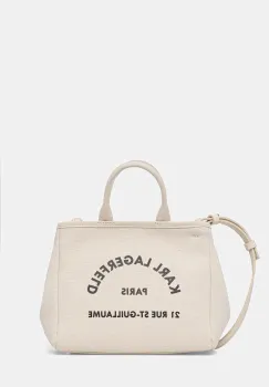 Karl Lagerfeld geanta crossbody pentru femei, din bumbac K/RSG CONV. imagine