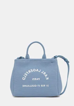 Karl Lagerfeld geanta crossbody pentru femei, din bumbac K/RSG CONV. imagine