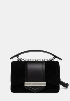 Karl Lagerfeld geanta crossbody pentru femei din piele intoarsa K/NOVA imagine