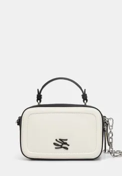 Karl Lagerfeld geanta crossbody pentru femei, din piele K/AUTOGRAPH imagine