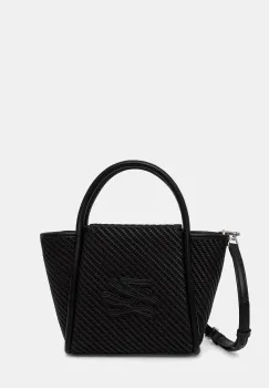 Karl Lagerfeld geanta crossbody pentru femei impletita K/AUTOGRAPH imagine