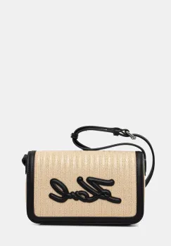 Karl Lagerfeld geanta crossbody pentru femei impletita K/SIGNATURE imagine