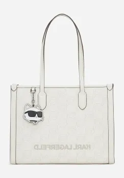 Karl Lagerfeld geanta culoarea alb, A2W30190 imagine