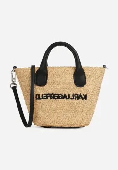 Karl Lagerfeld geanta culoarea bej, A2W46053 imagine