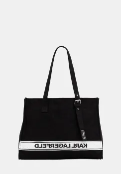 Karl Lagerfeld geanta de bumbac K/ESSENTIAL imagine