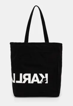 Karl Lagerfeld geanta de bumbac K/ESSENTIAL culoarea negru, B1W50050 imagine