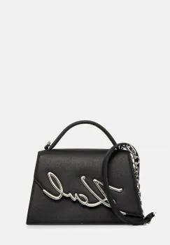 Karl Lagerfeld geanta de piele culoarea bej, A1W30036 imagine
