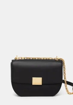 Karl Lagerfeld geanta de piele culoarea negru, A1W30445 imagine