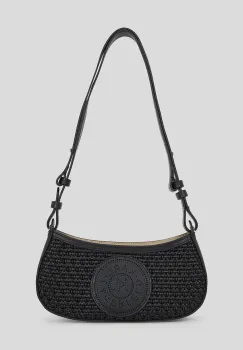 Karl Lagerfeld geanta de piele culoarea negru, A3W30063 imagine