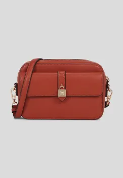 Karl Lagerfeld geanta de piele culoarea rosu, A3W30153 imagine