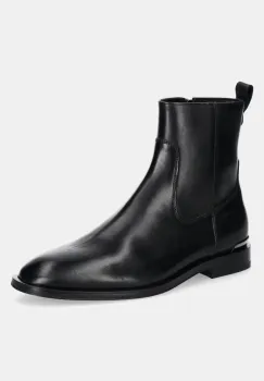 Karl Lagerfeld ghete de piele ELLIS barbati, culoarea negru, KL13254 imagine