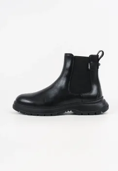 Karl Lagerfeld ghete de piele MAGNUS culoarea negru, KL10640 imagine