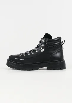 Karl Lagerfeld ghete de piele MILES HIKER culoarea negru, KL10245 imagine