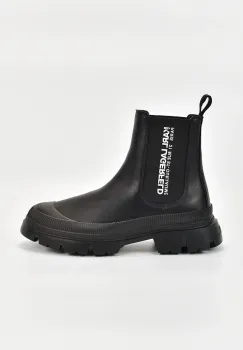 Karl Lagerfeld ghete scurte pentru barbati din piele Trekka Mens imagine