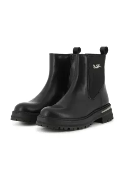 Karl Lagerfeld  ghete scurte pentru copii din piele imagine