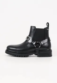 Karl Lagerfeld  ghete scurte pentru femei din piele Binky imagine