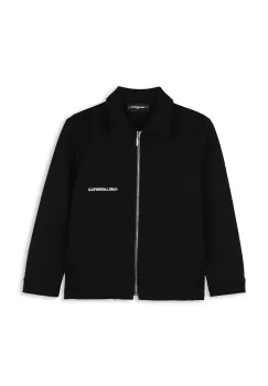 Karl Lagerfeld hanorac cu fermoar pentru copii cu bumbac imagine