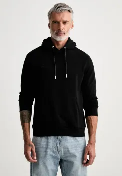 Karl Lagerfeld hanorac cu gluga pentru barbati cu bumbac imagine