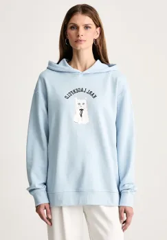Karl Lagerfeld  hanorac cu gluga pentru femei din bumbac imagine