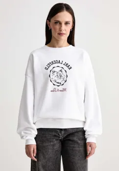 Karl Lagerfeld  hanorac oversized pentru femei cu bumbac imagine