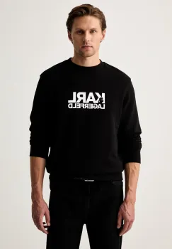 Karl Lagerfeld hanorac pentru barbati din bumbac imagine