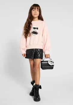 Karl Lagerfeld hanorac pentru copii cu bumbac imagine