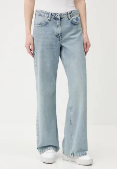 Karl Lagerfeld  Jeans blugi medium waist, A3W10075 imagine