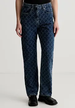 Karl Lagerfeld Jeans blugi straight pentru femei imagine