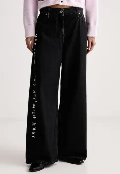 Karl Lagerfeld Jeans  blugi wide leg pentru femei x Pietro Terzini imagine